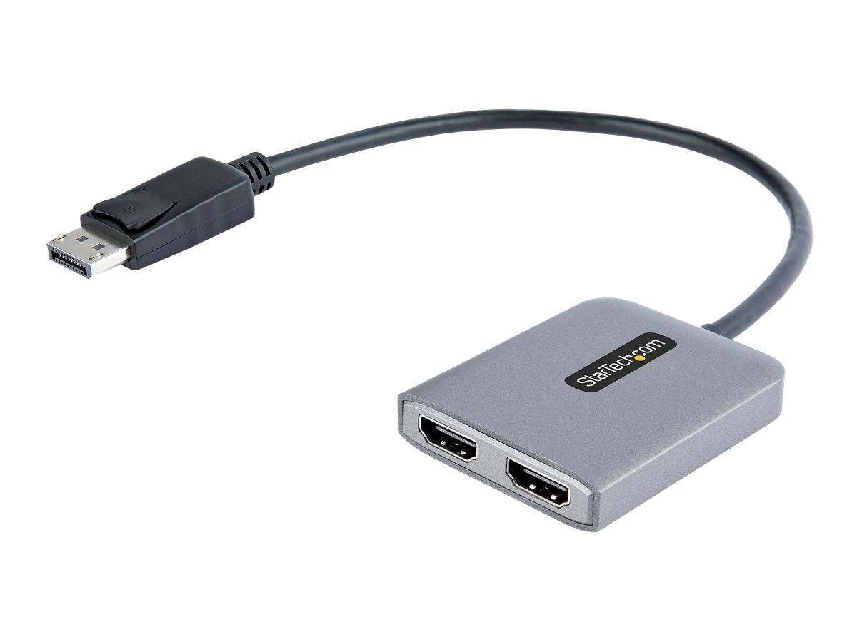 StarTech.com DP to Dual HDMI MST HUB, Dual HDMI 4K 60Hz, DisplayPort Multi Monitor Adapter with 1ft (30cm)-4