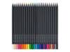 Faber-Castell Black Edition - Farbstift - ausgewählte leuchtende Farben (Packung mit 24)