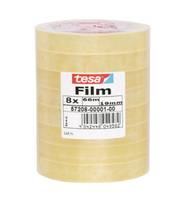 Tesafilm - Büro-Klebeband - 19 mm x 66 m - Polypropylenfolie - transparent (Packung mit 8)-1