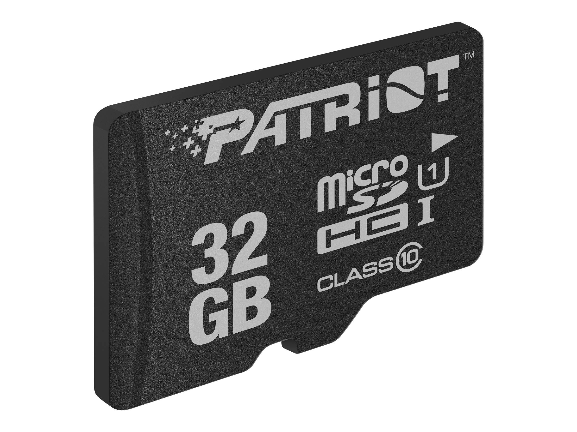 PATRIOT LX Series - Flash-Speicherkarte - 32 GB - UHS-I U1 / Class10 - microSDHC-1