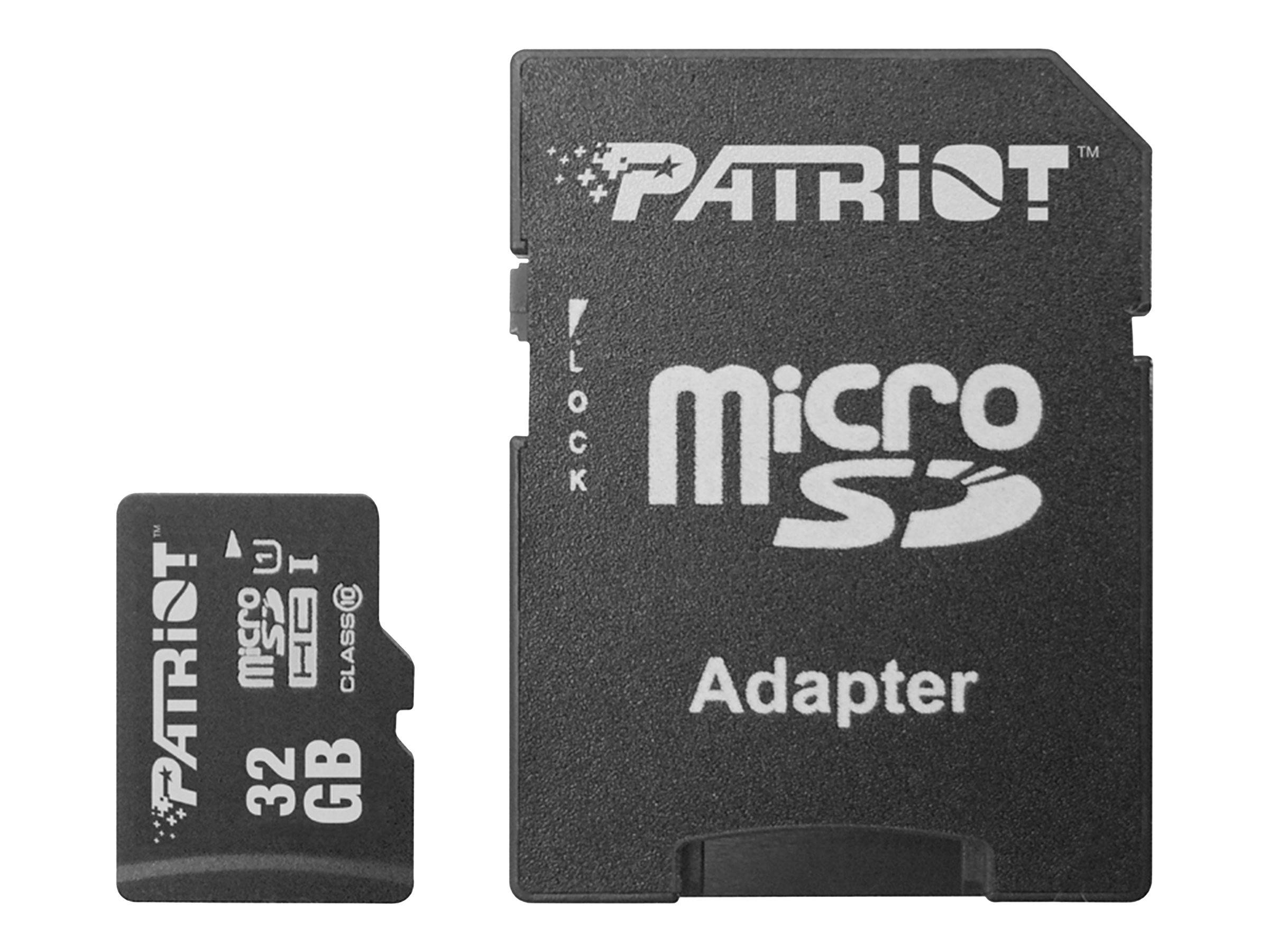 PATRIOT LX Series - Flash-Speicherkarte - 32 GB - UHS-I U1 / Class10 - microSDHC-3