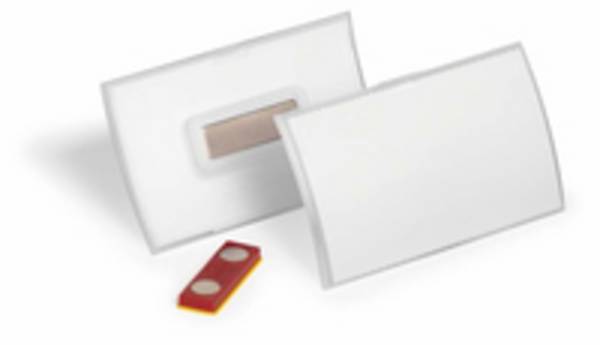 Durable 826019, Namensschild-Halterung, Porträt, Polypropylen (PP), Transparent, 90 mm, 5,4 cm