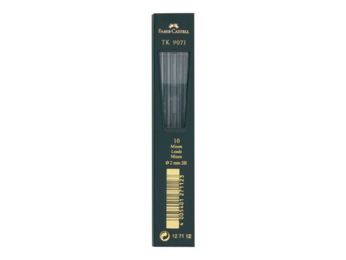 Faber-Castell TK 9071 - Bleistiftmine - 2H - Intense Black - 2 mm (Packung mit 10)