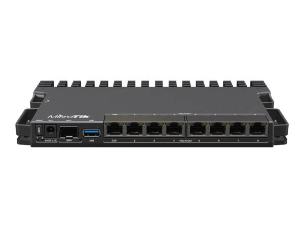 MikroTik RB5009UPR+S+IN - - Router - 8-Port-Switch - 1GbE - 2.5GbE