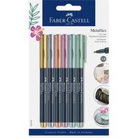Faber-Castell Metallics - Marker - heart of gold, nothing else metals, copper cabana, berry nice, ice ice blue, wanderlu-2
