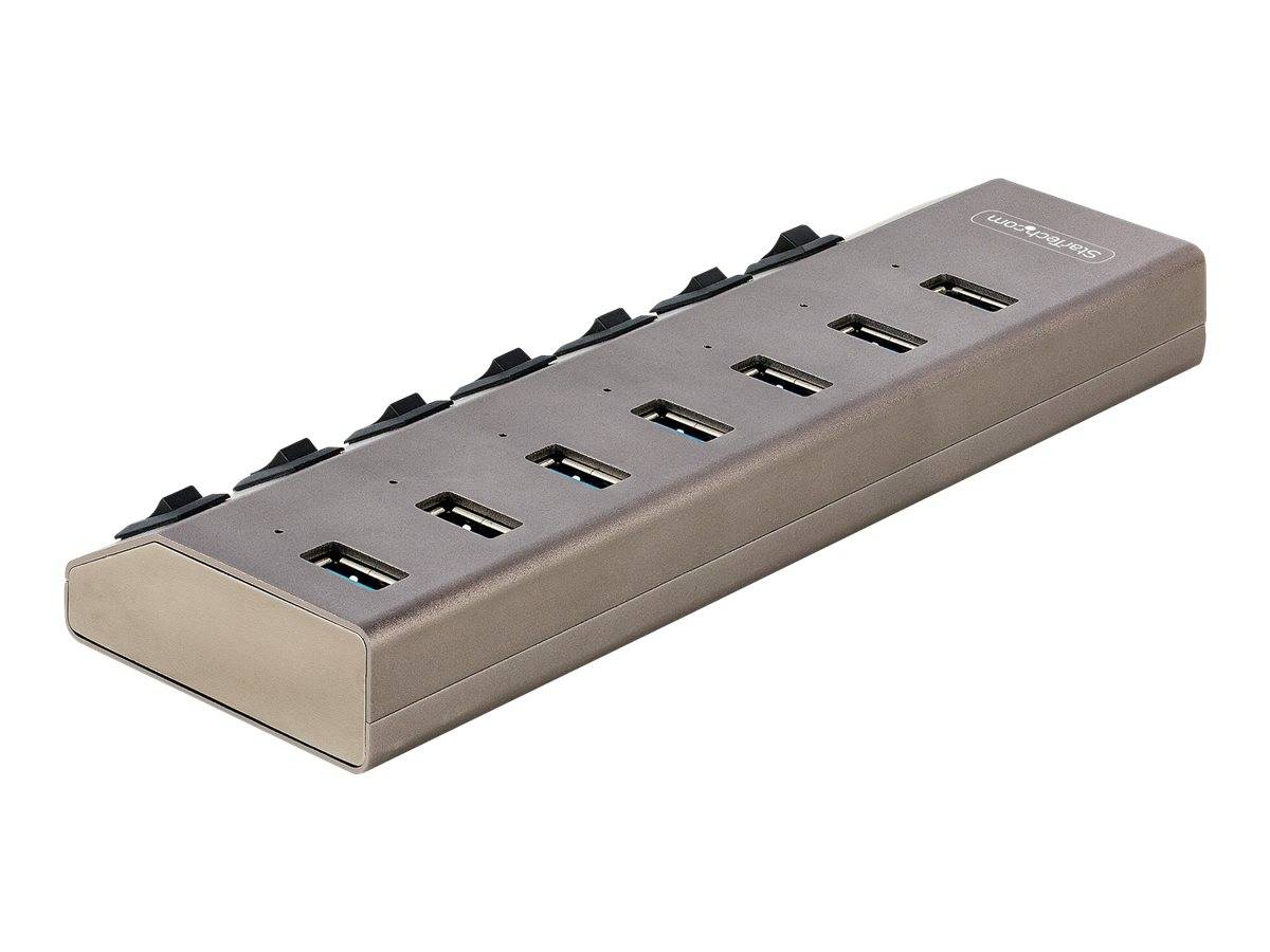 StarTech.com 7-Port Self-Powered USB-C Hub with Individual On/Off Switches, USB 3.0 5Gbps Expansion Hub w/Power Supply,-4
