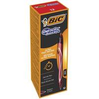 BIC Gel-ocity QuickDry - Tintenroller - Rot - Geltinte - 0.7 mm - Mittel - verstellbar (Packung mit 12)-1
