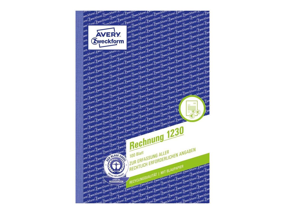 Avery Zweckform - Rechnungsformular - 100 Blatt-0