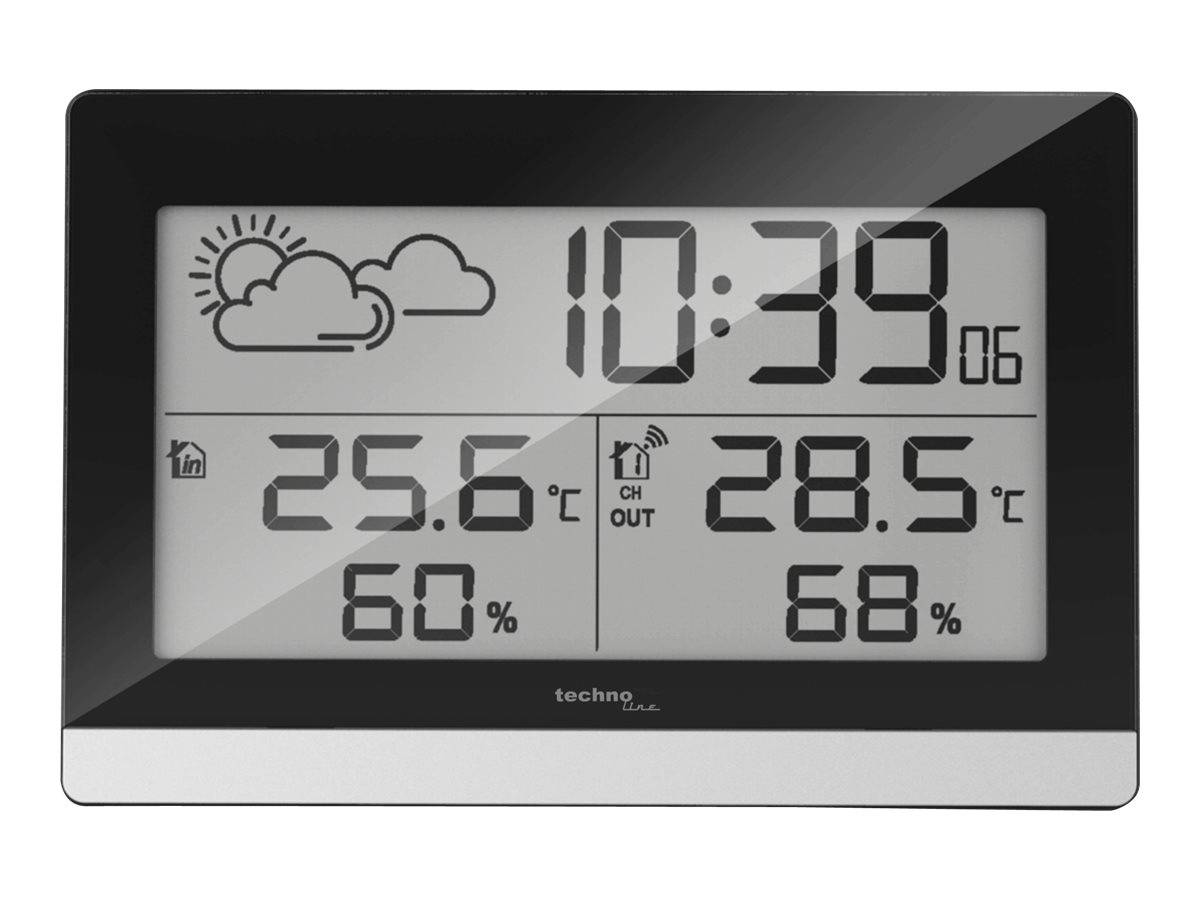 TECHNOLINE - Techno Line WS 9255 - Wetterstation - Schwarz-2