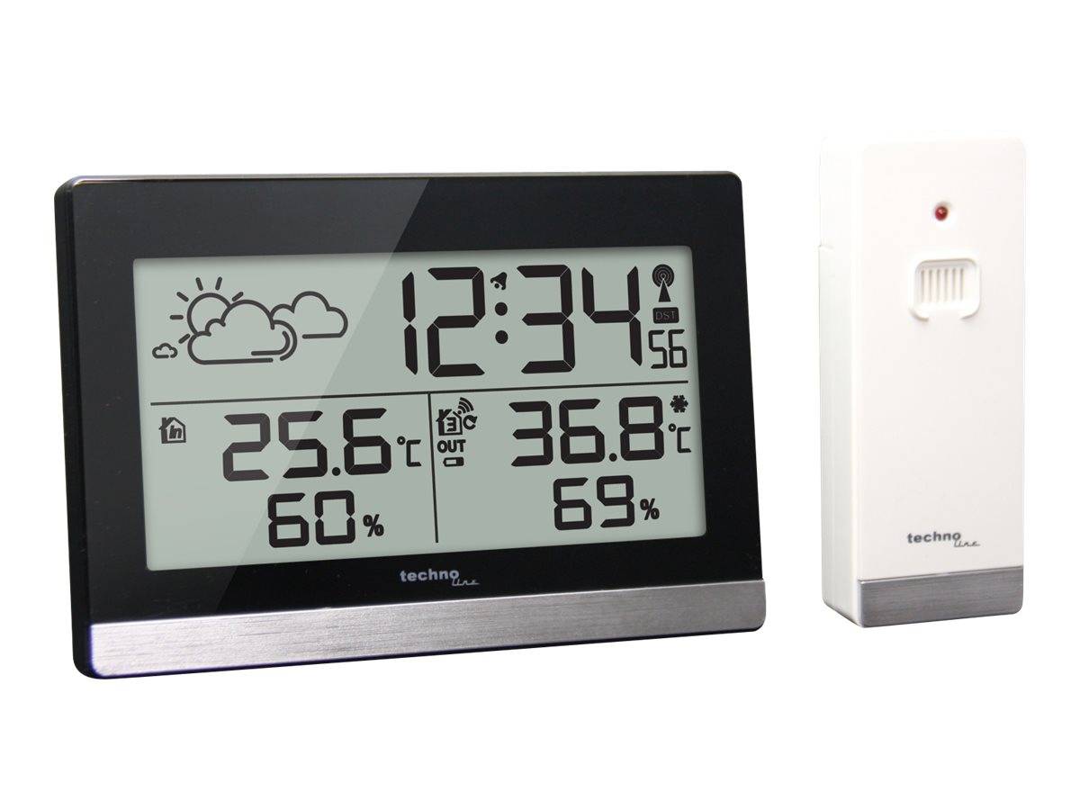 TECHNOLINE - Techno Line WS 9255 - Wetterstation - Schwarz-4
