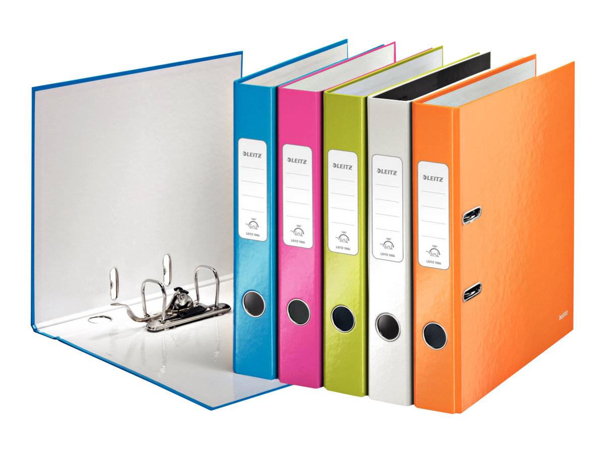 ESSELTE LEITZ - Leitz narrow / short - Ordneretiketten - für A4, C4 - Grau (Packung mit 60)-1