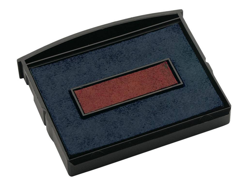 COLOP E/2100/2 - Austauschkissen - Zweifarbig (Blau, Rot)-0