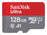 SANDISK - Ultra microSDXC Speicherkarten 128GB - 2 Pack+ SD Adapter - Extended Capacity SD (MicroSDHC)-0