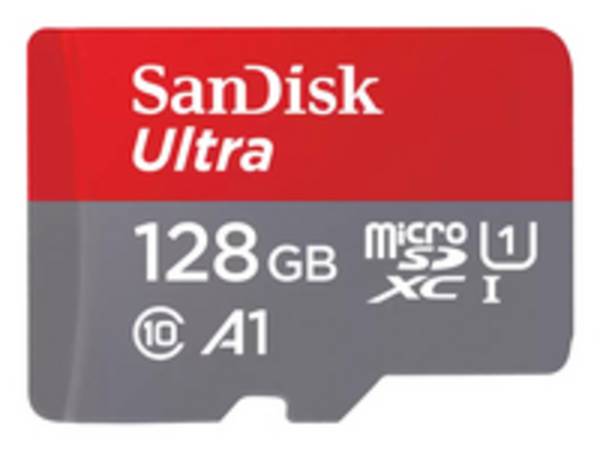 SANDISK - Ultra microSDXC Speicherkarten 128GB - 2 Pack+ SD Adapter - Extended Capacity SD (MicroSDHC)