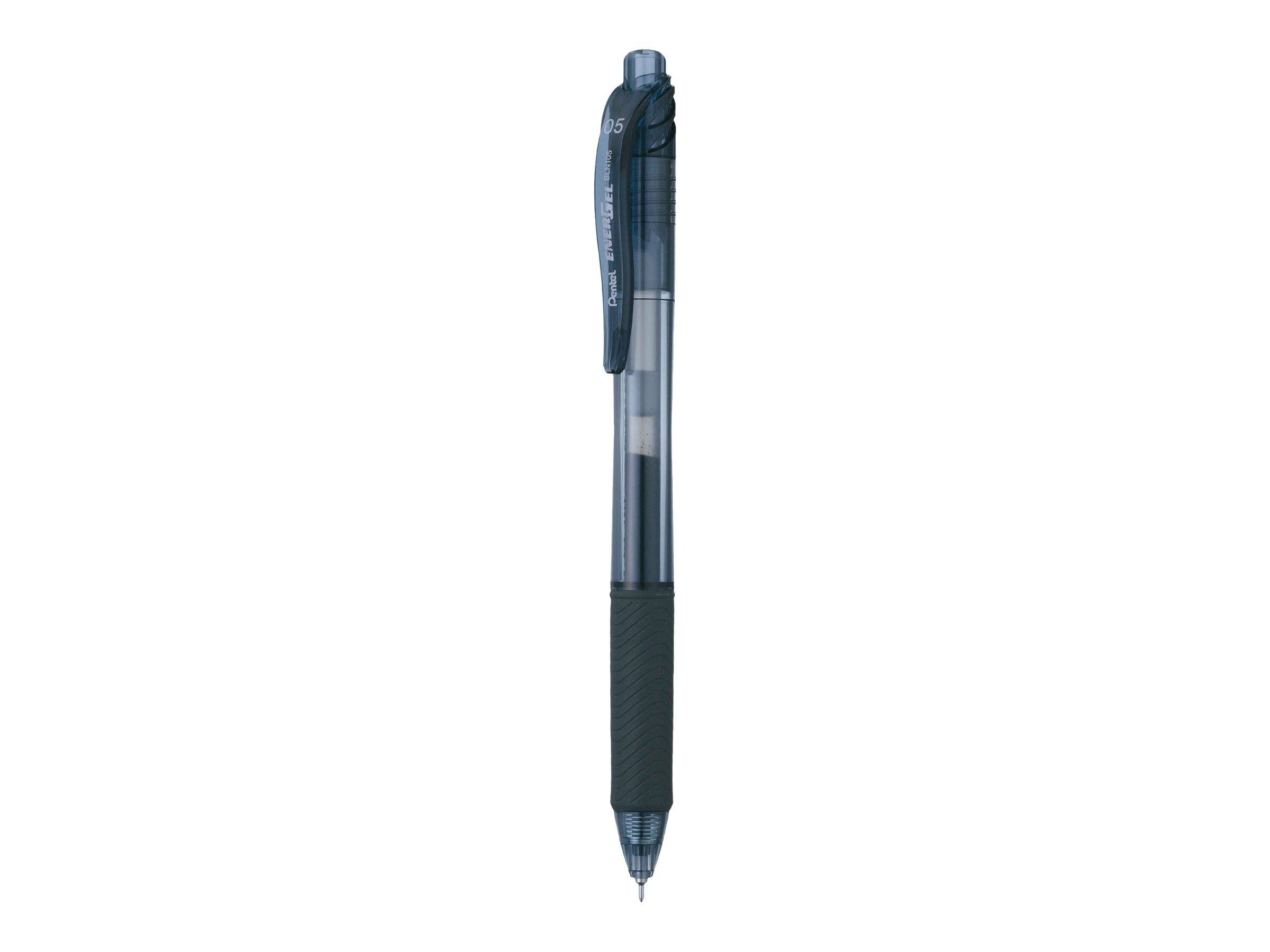 Pentel EnerGel - Tintenroller - Schwarz, Rot, Blau, Grün - Geltinte - 0.7 mm - Mittel - verstellbar (Packung mit 4)-0