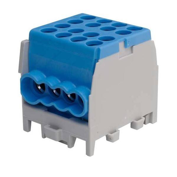 Pollmann Hauptleitungsabzweigklemme, 1-polig, 1 Ein 2x25mm², 1 Aus 6x16mm², 1 Stk.-0