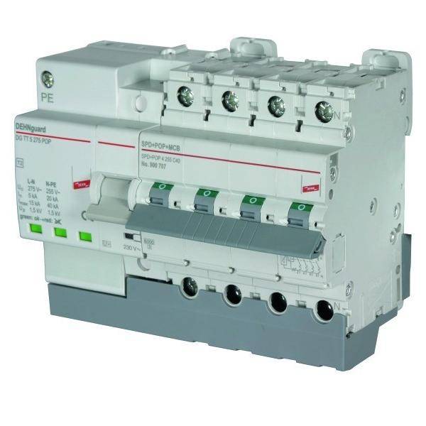 DEHN Schutzeinrichtungen für Überspannungen SPD+POP 4 255 C40