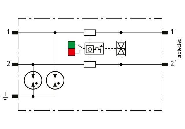 DEHN Kombi-Ableiter Schutzmodul für 1 Doppelader BLI BCO MOD ML2 BD HF 24-2