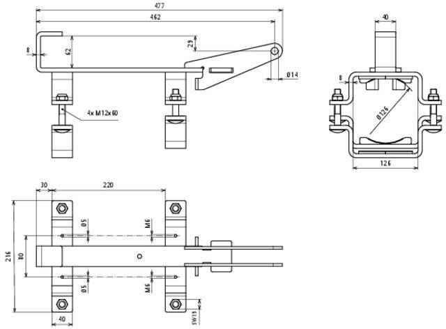 DEHN Hammeraufnahme St/tZn für Bosch GSH 27 VC HA VH BO-1