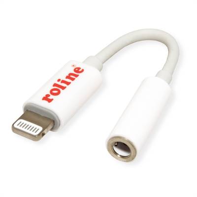 ROLINE Adapter Lightning - 3,5mm Audio, 0,13 m