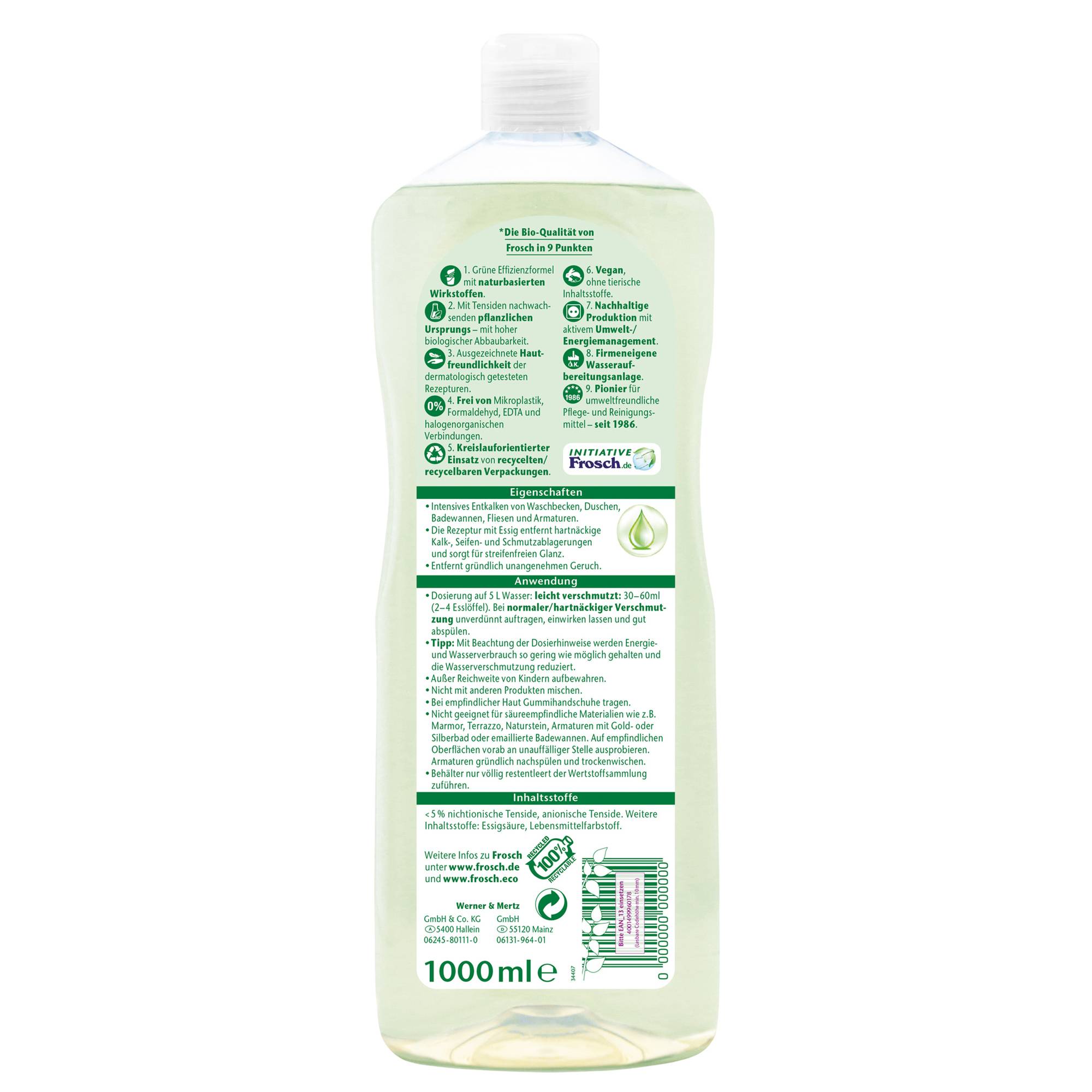 Frosch Essigreinger 116017 1l-1