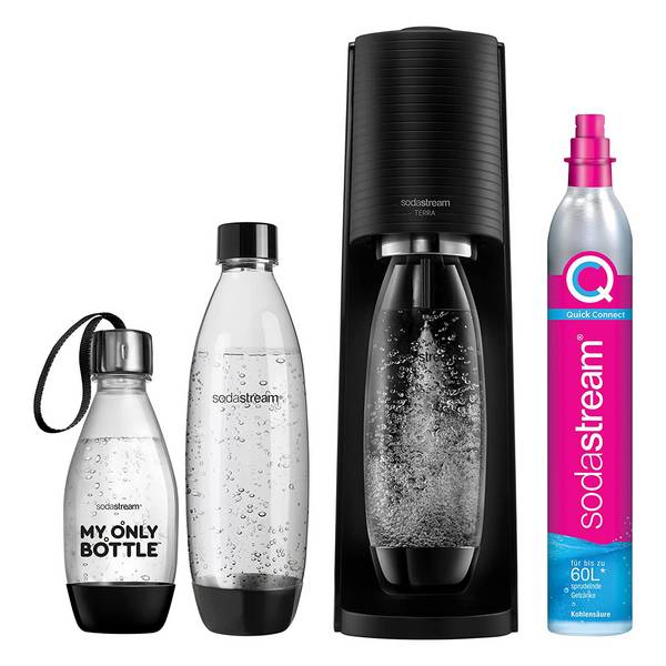 SodaStream Terra *schwarz* inkl. 3 Flaschen