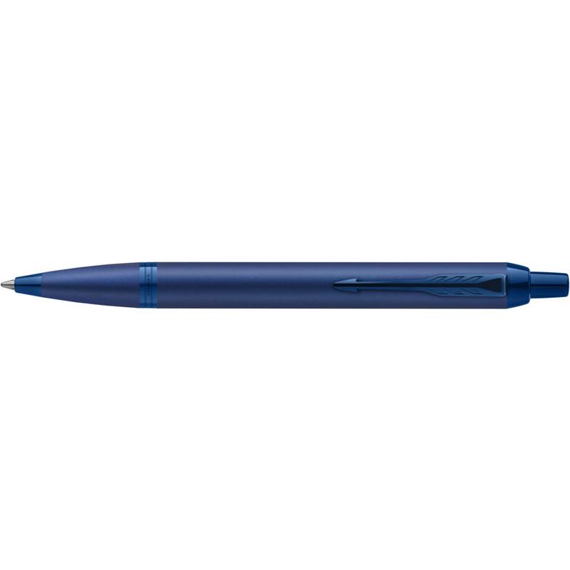 PARKER Kugelschreiber IM Monochrome Blue PVD M Blau Geschenkbox-0