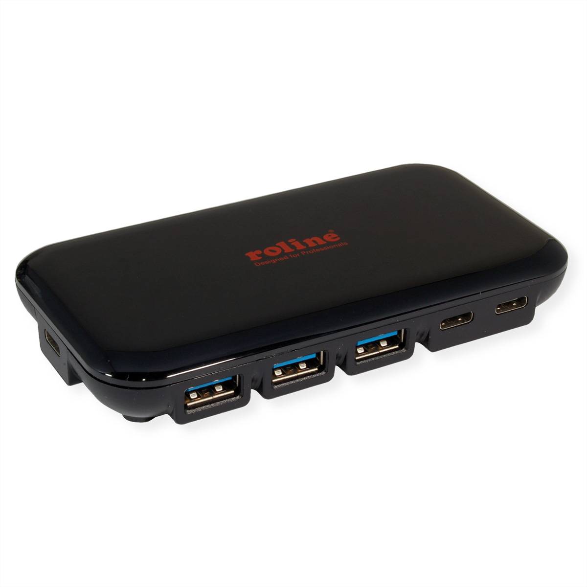 ROLINE USB 3.2 Gen 2 Hub, 7-fach (3x Typ C + 4x Typ A)-0