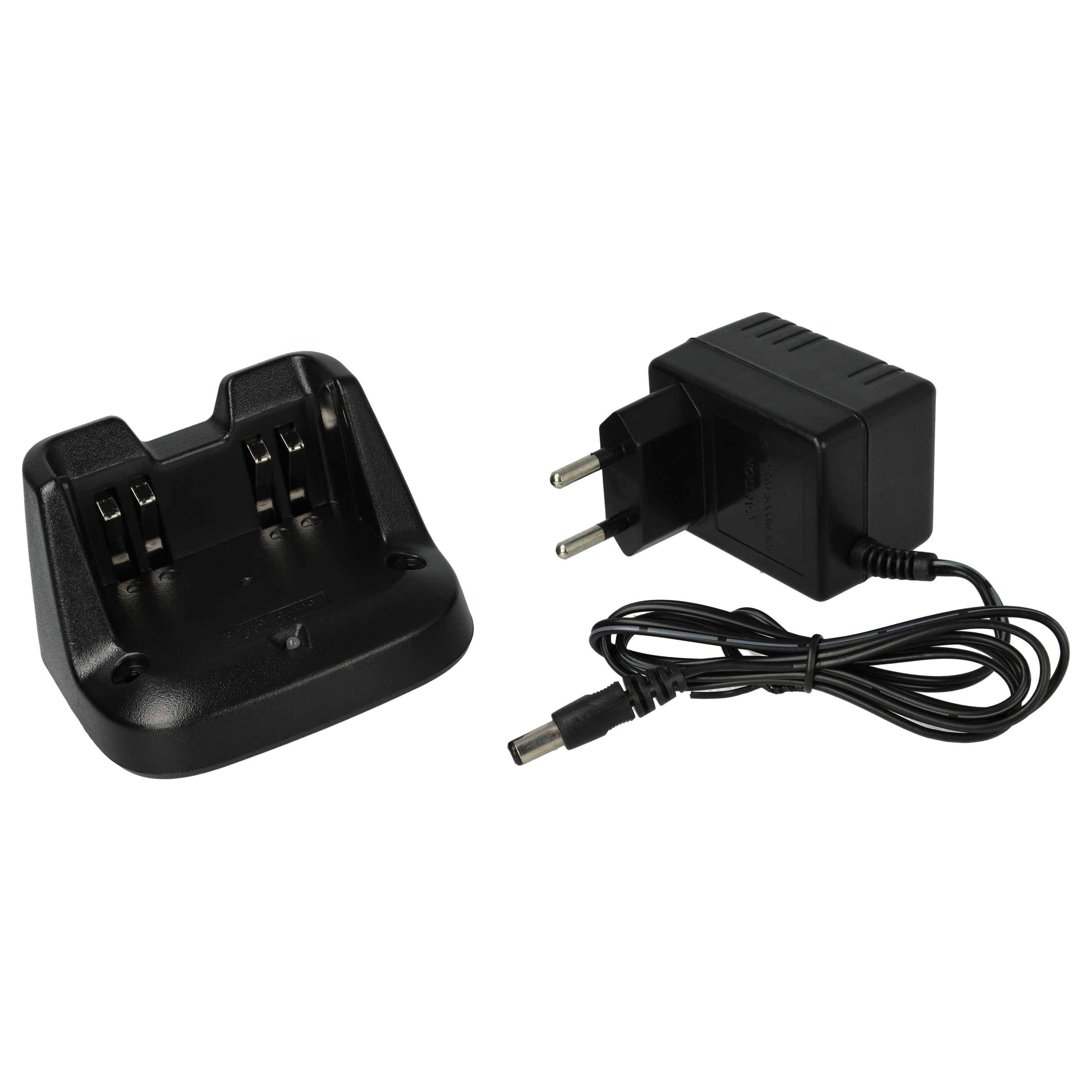 vhbw Ladegerät kompatibel mit Icom IC-V80E Funkgerät-Akkus | Ladestation + Netzteil, 12 - 16 V-0