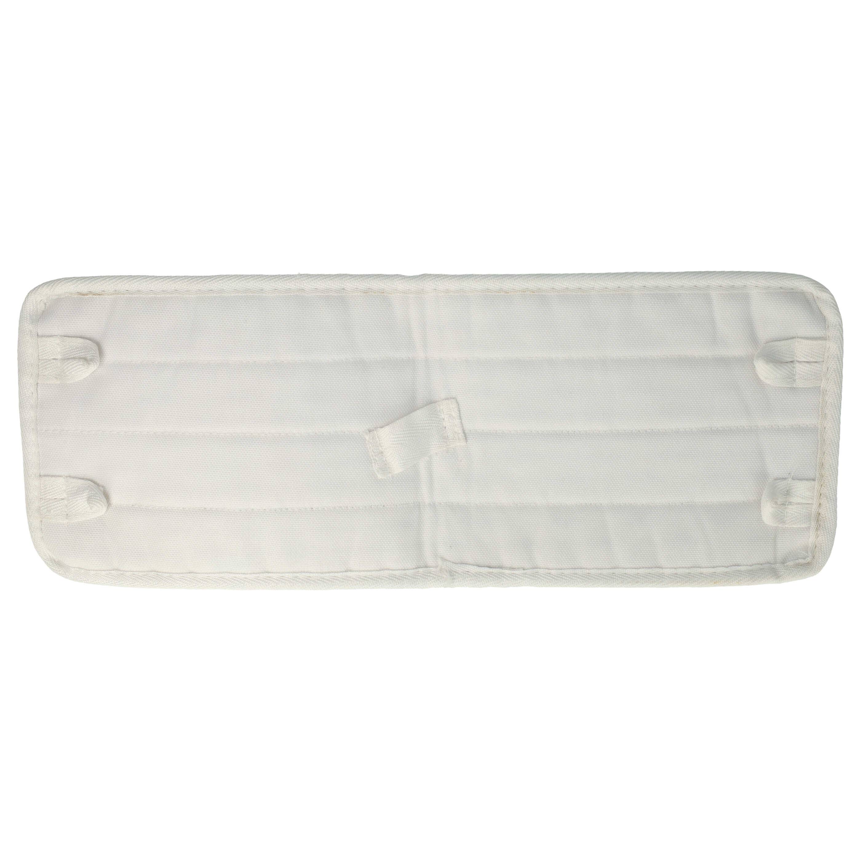 vhbw Wischtuch Mikrofaser Ersatz für Vileda 158410 für Bodenwischer | 25 x 13 x 2 cm-1