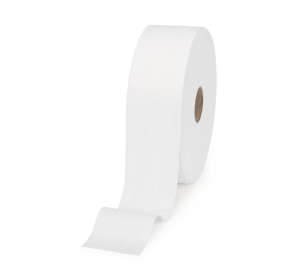 Jumbo-Toilettenpapier,Rolle,unperforiert,L 320,2-lagig,Tissue,weiß-0