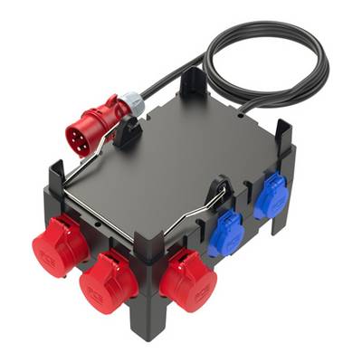 PC ELECTRIC 9130005 - Mobilverteiler "ISCHL MV" (Eingang: 1x Stecker 400V/16A/5-pol +2m Kabel | Ausgang: 3x-0