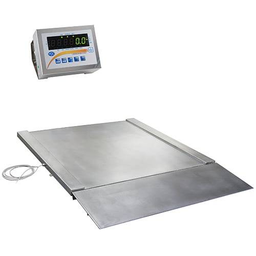 PCE Instruments Durchfahrwaage PCE-SD 300 SST bis 300 kg Ablesbarkeit 0,1 kg Edelstahl inkl. Eichung M III