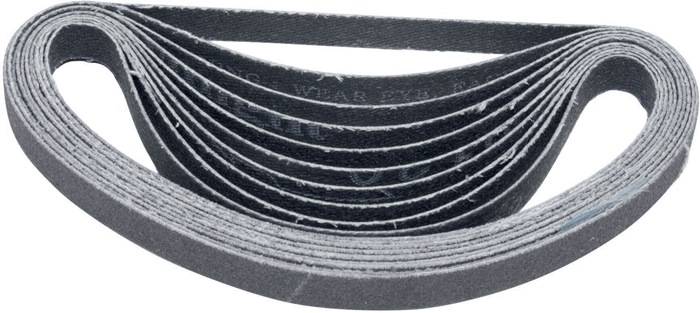 Schleifband-Satz, 9033-4120/10, 10-tlg.Sortiment, Körnung 120-0