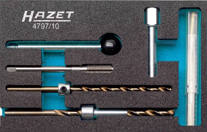 Reparatur-Satz 4797/10, 5 Gewindeeinsätze M6x1 SmartCase, HAZET-0