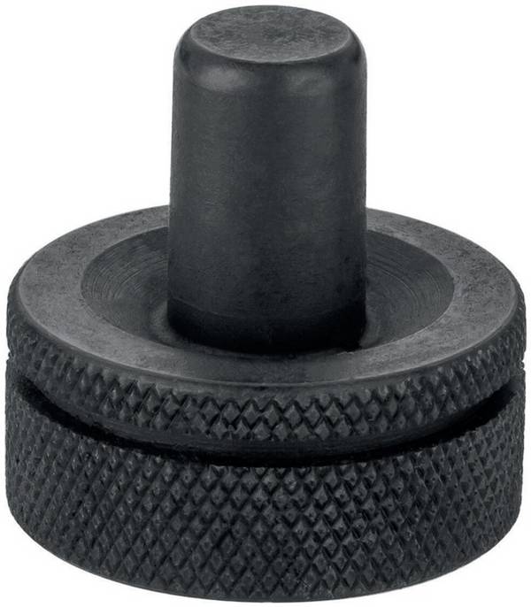 Druckstück, 2191-9, D.9mm, brüniert, f.Bördel E/F