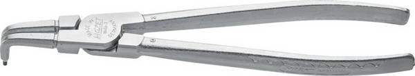 Zange, 1846B-3, L.225mm, Spitze Stahlgrau, f.Innensicherungen 90grad abgewinkelt