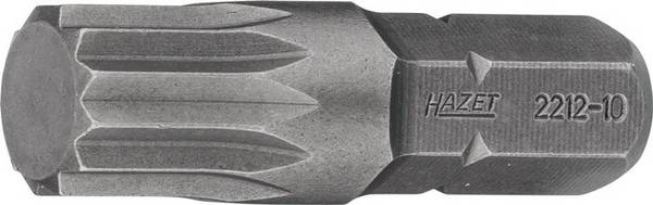Bit 2212-10 ∙ Sechskant massiv 8 (5/16 Zoll) ∙ Innen Vielzahn Profil XZN ∙ M10
