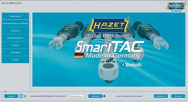SmartTAC-Tool, 7910-STAC, Programmierung und Auswertung