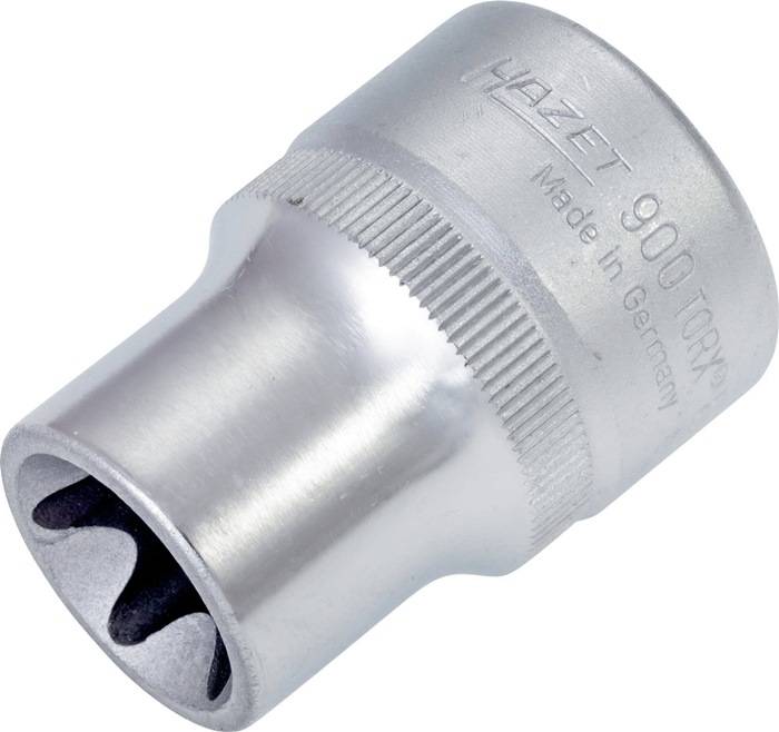 Steckschlüsseleinsatz, 900-E18, Antr. 1/2Zoll Abtr. E18,Außen TORX® L.38mm-0