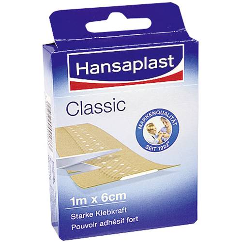 Hansaplast 1009227 Heftpflaster Classic Standard 1 m x 6 cm 1 m