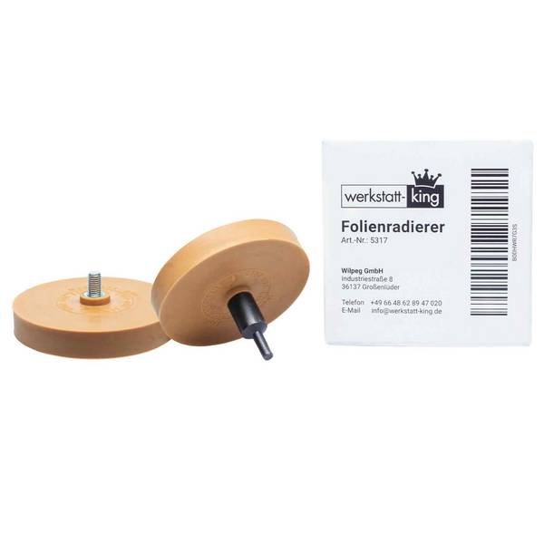 Wilpeg Folienradierer 2 Stück inkl. Adapter