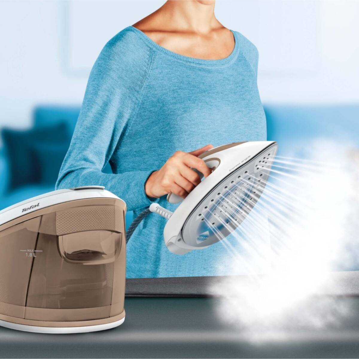Tefal Dampfgenerator SV8027 ws/beige-1