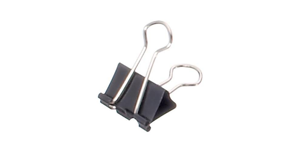 MAUL Foldbackklemmer y® 19mm 7mm Stahl schwarz 12 St./Pack.-0