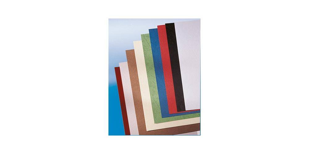 GBC Einbanddeckel LeatherGrain CE040029 DIN A4 blau 100 St./Pack.-1