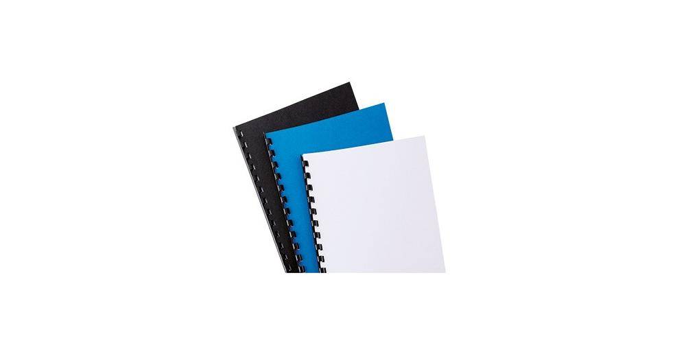 GBC Einbanddeckel LeatherGrain CE040029 DIN A4 blau 100 St./Pack.-2