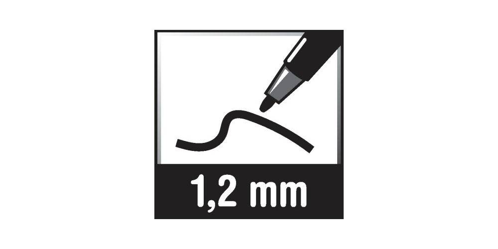 sigel Kreidemarker 20, Rundspitze: 1 - 2 mm, weiß-2