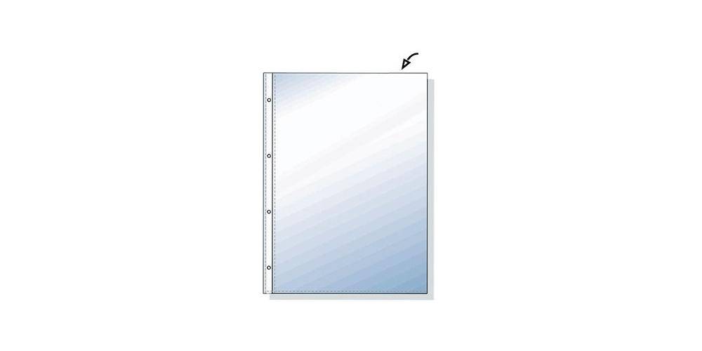 HETZEL Prospekthülle Economic, A4, PP, glasklar, 0,05 mm (59224644)-2