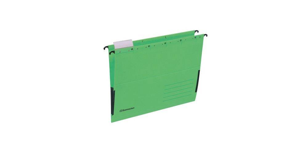 Hängetasche DIN A4 220g RC Karton gn 25 St./Pack. - Artikel: 122110860-0
