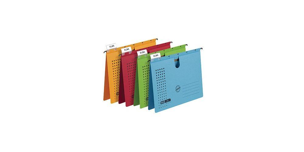 ELBA Hängehefter chic ULTIMATE 100552106 DIN A4 blau 5 St./Pack.-2